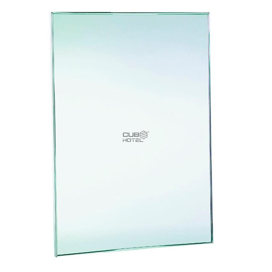 Espelho C/ Moldura Inox 700X500Mm